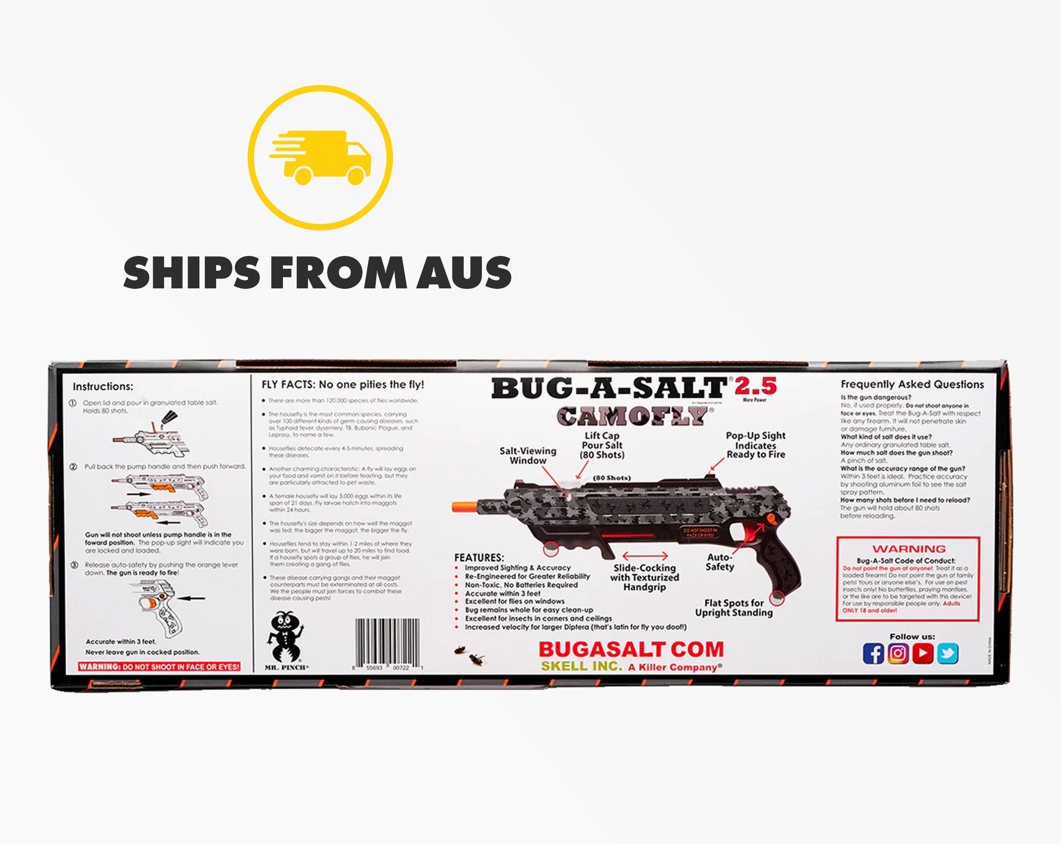 Bug-A-Salt Camofly 2.5